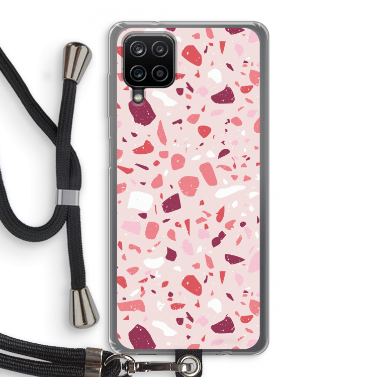 Terrazzo N°15: Samsung Galaxy A12 Transparant Hoesje met koord