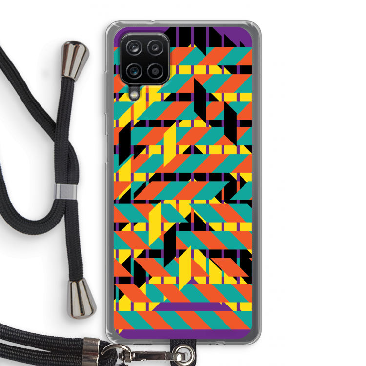 Skew Bee 2: Samsung Galaxy A12 Transparant Hoesje met koord