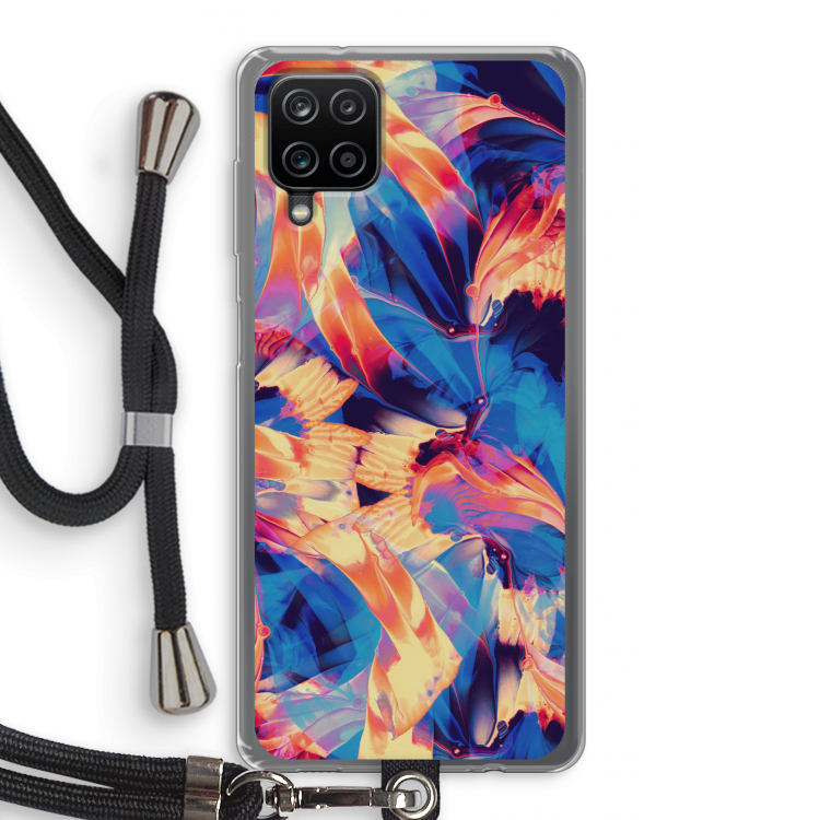 Tuesday Night: Samsung Galaxy A12 Transparant Hoesje met koord