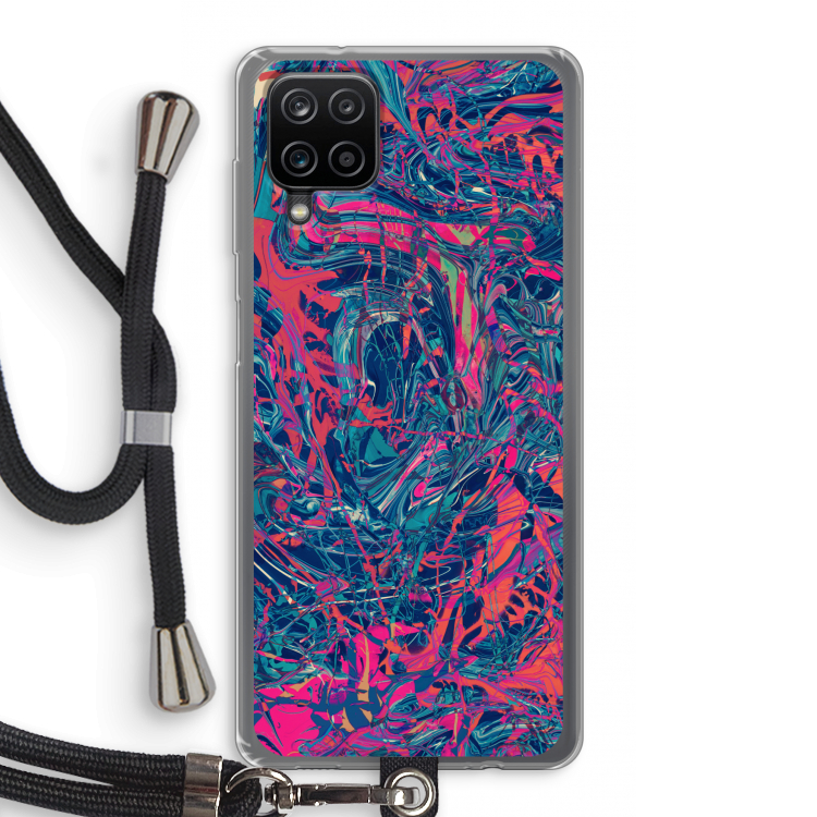 Sleeping Dreams: Samsung Galaxy A12 Transparant Hoesje met koord