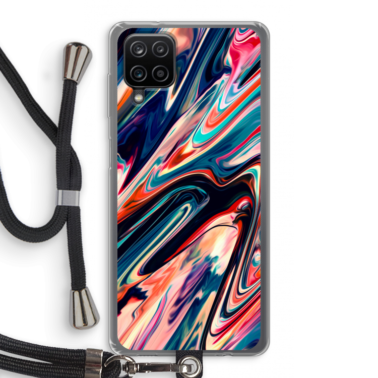 Quantum Being: Samsung Galaxy A12 Transparant Hoesje met koord