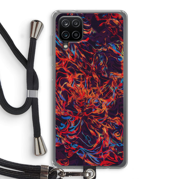 Lucifer: Samsung Galaxy A12 Transparant Hoesje met koord