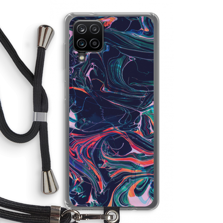 Light Years Beyond: Samsung Galaxy A12 Transparant Hoesje met koord