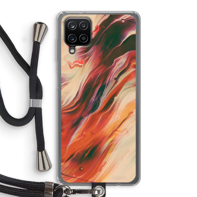 Forgotten Lands: Samsung Galaxy A12 Transparant Hoesje met koord