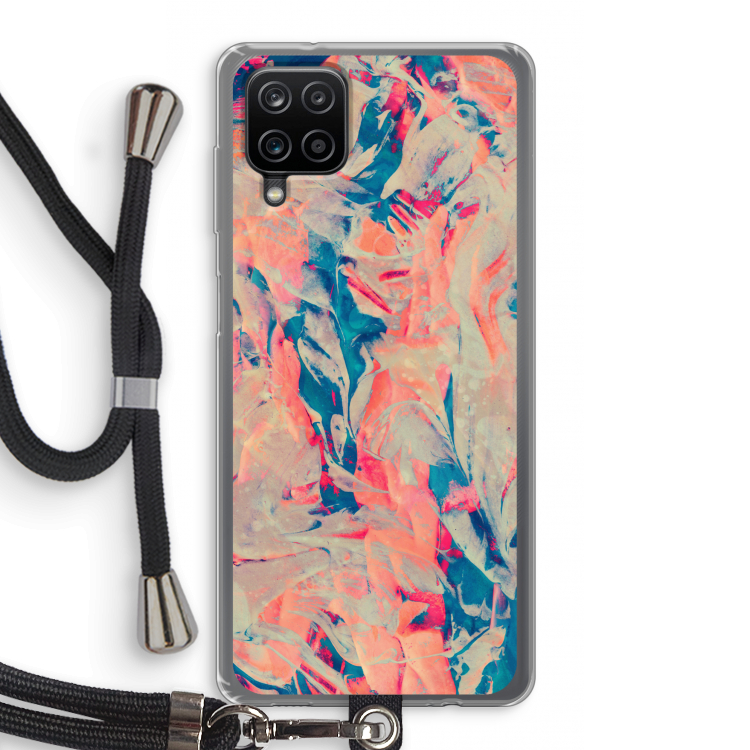 Alone: Samsung Galaxy A12 Transparant Hoesje met koord