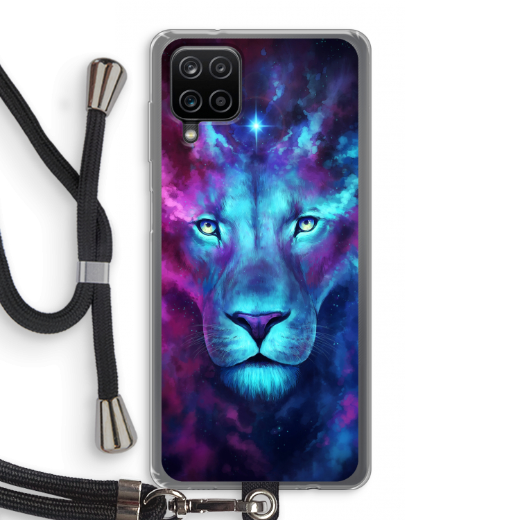 Firstborn: Samsung Galaxy A12 Transparant Hoesje met koord