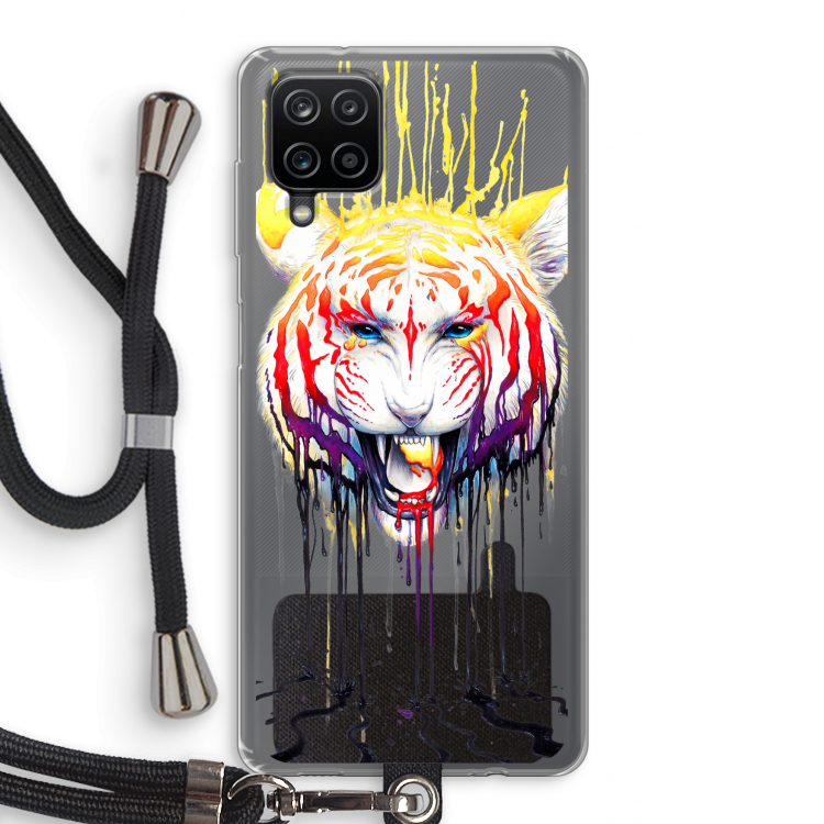 Fading: Samsung Galaxy A12 Transparant Hoesje met koord