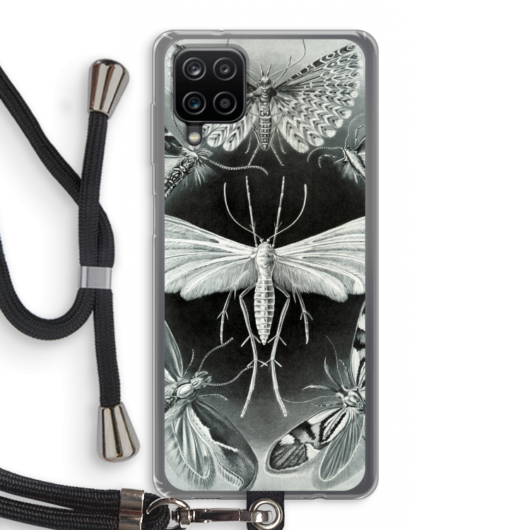 Haeckel Tineida: Samsung Galaxy A12 Transparant Hoesje met koord