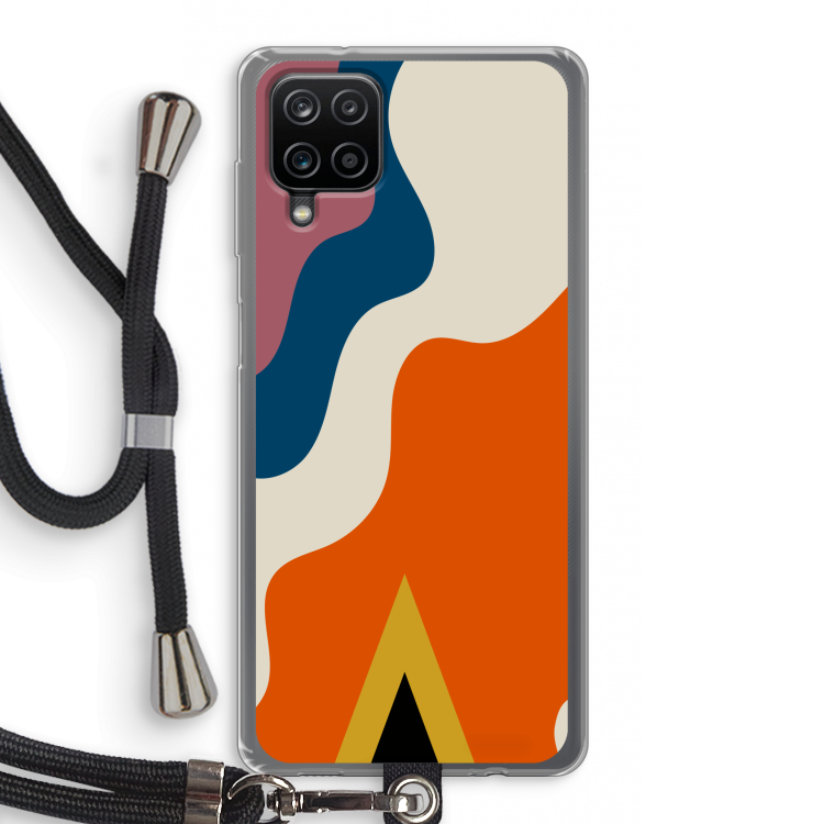 Noor A: Samsung Galaxy A12 Transparant Hoesje met koord