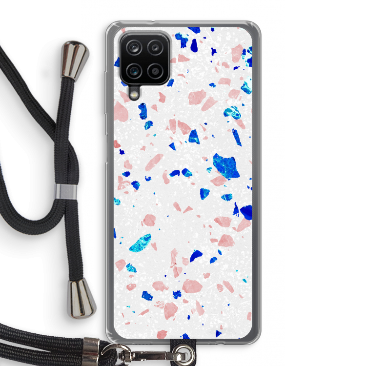 Terrazzo N°6: Samsung Galaxy A12 Transparant Hoesje met koord