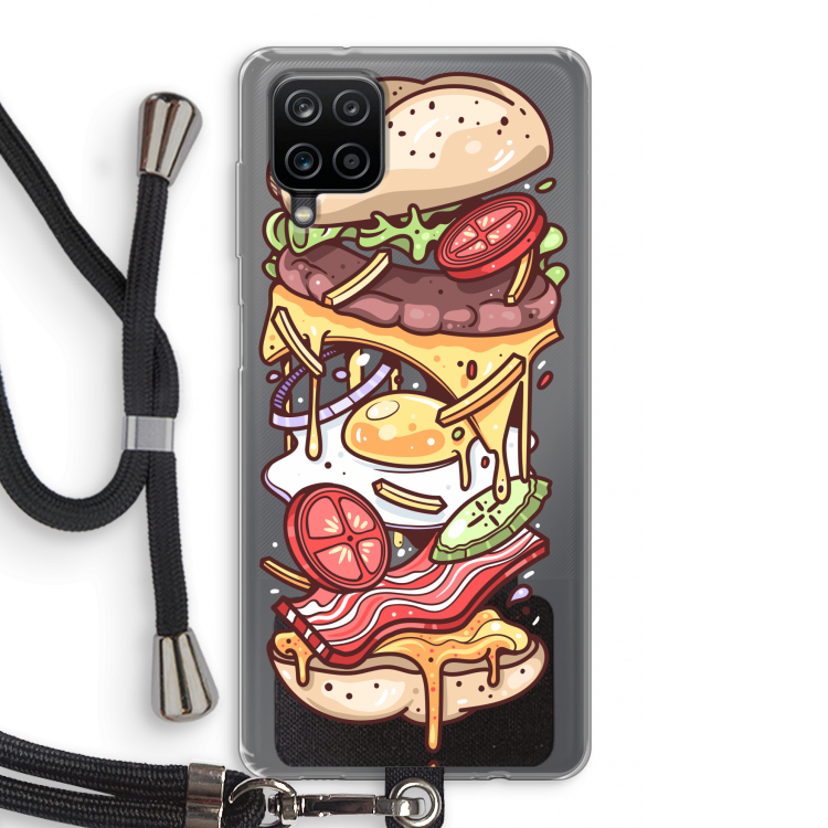 Diet Coke Please: Samsung Galaxy A12 Transparant Hoesje met koord