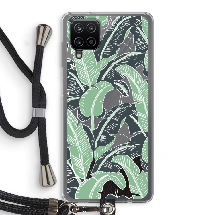 This Sh*t Is Bananas: Samsung Galaxy A12 Transparant Hoesje met koord