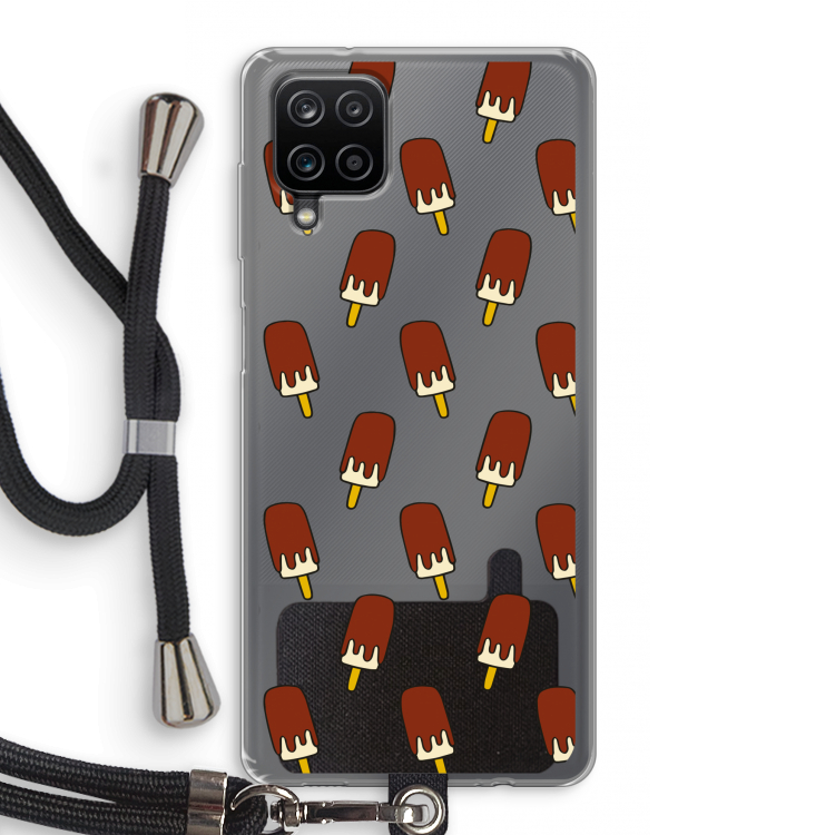 Yummy: Samsung Galaxy A12 Transparant Hoesje met koord