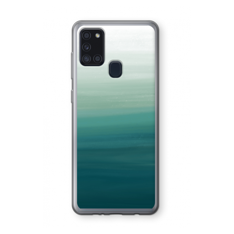 Ocean: Samsung Galaxy A21s Transparant Hoesje
