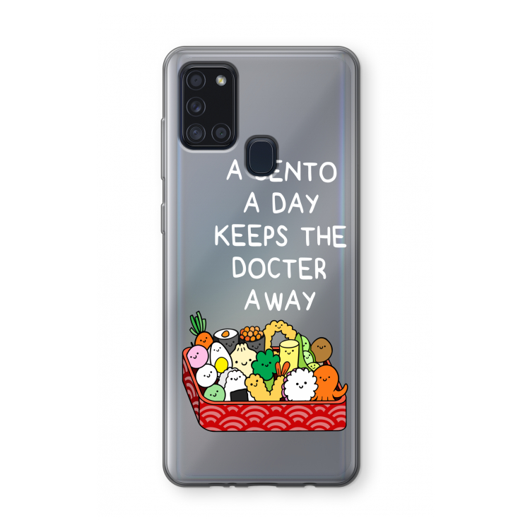 Bento a day: Samsung Galaxy A21s Transparant Hoesje