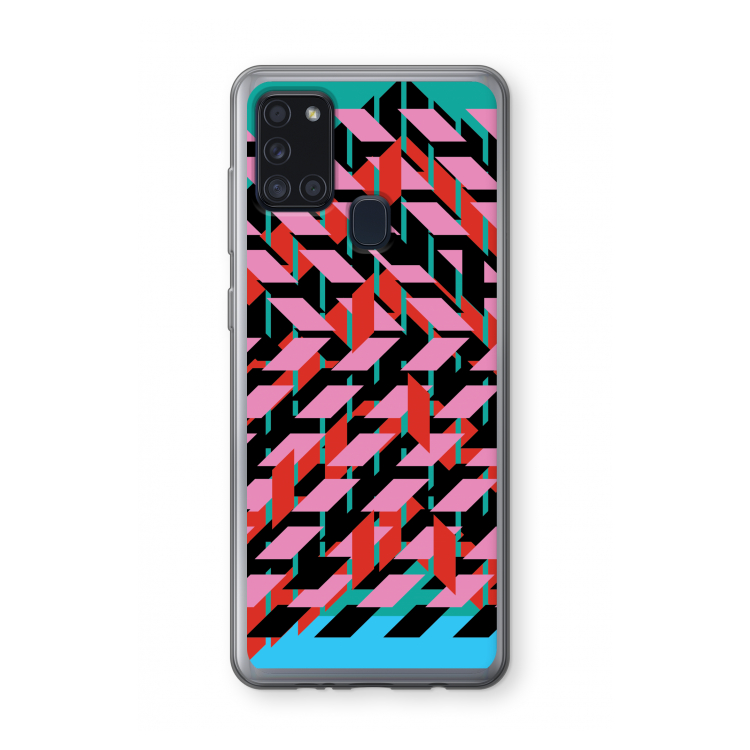 Skew Blush 2: Samsung Galaxy A21s Transparant Hoesje