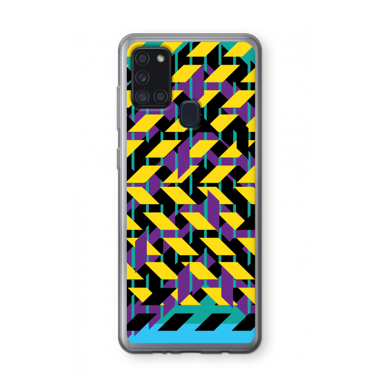 Skew Bee 3: Samsung Galaxy A21s Transparant Hoesje