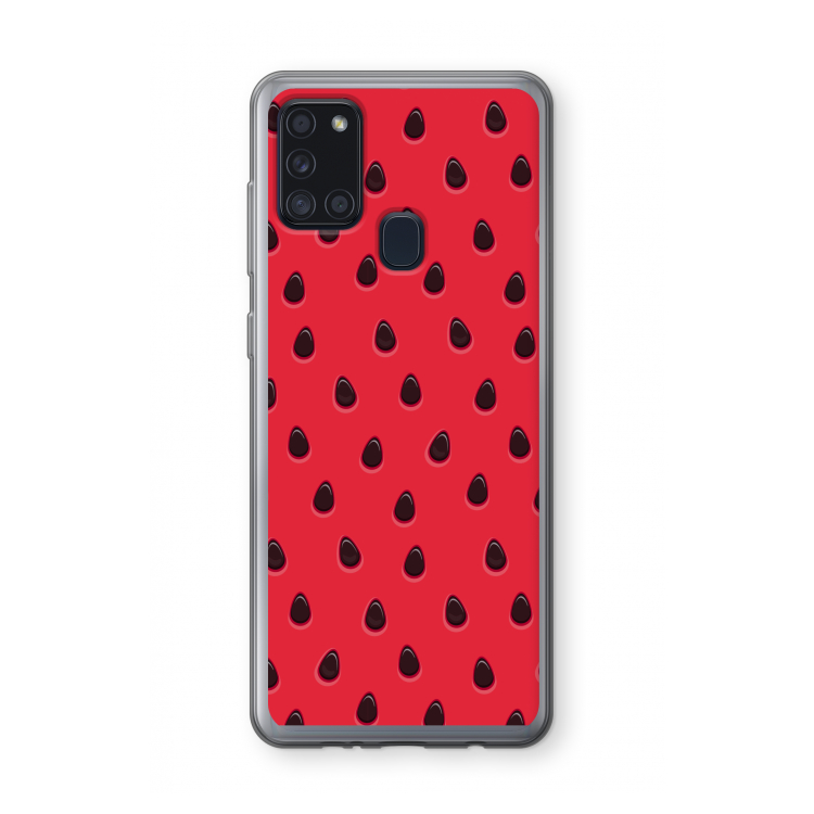 Watermelon: Samsung Galaxy A21s Transparant Hoesje