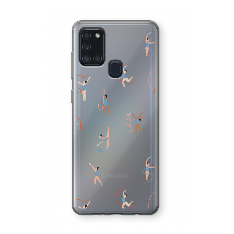 Dancing #3: Samsung Galaxy A21s Transparant Hoesje
