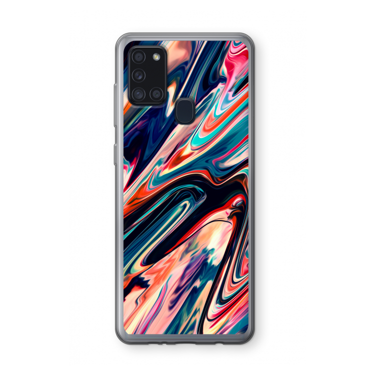 Quantum Being: Samsung Galaxy A21s Transparant Hoesje