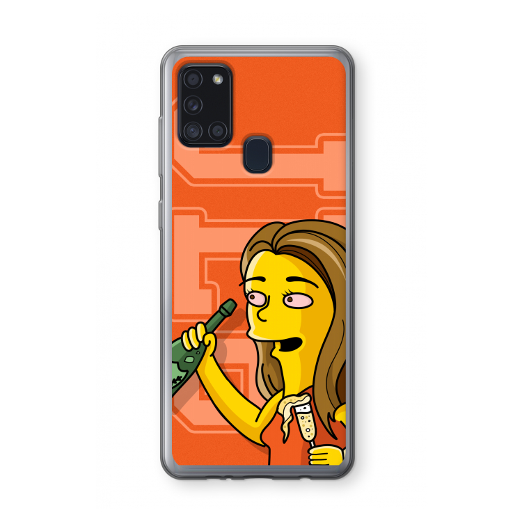 Jamie Lee Simpson: Samsung Galaxy A21s Transparant Hoesje