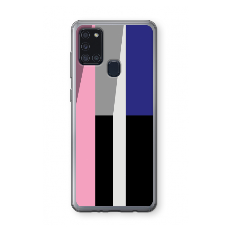 Gestalte 4: Samsung Galaxy A21s Transparant Hoesje