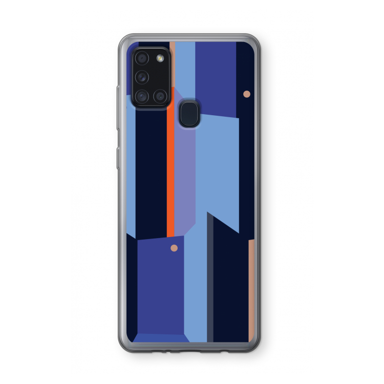 Gestalte 3: Samsung Galaxy A21s Transparant Hoesje
