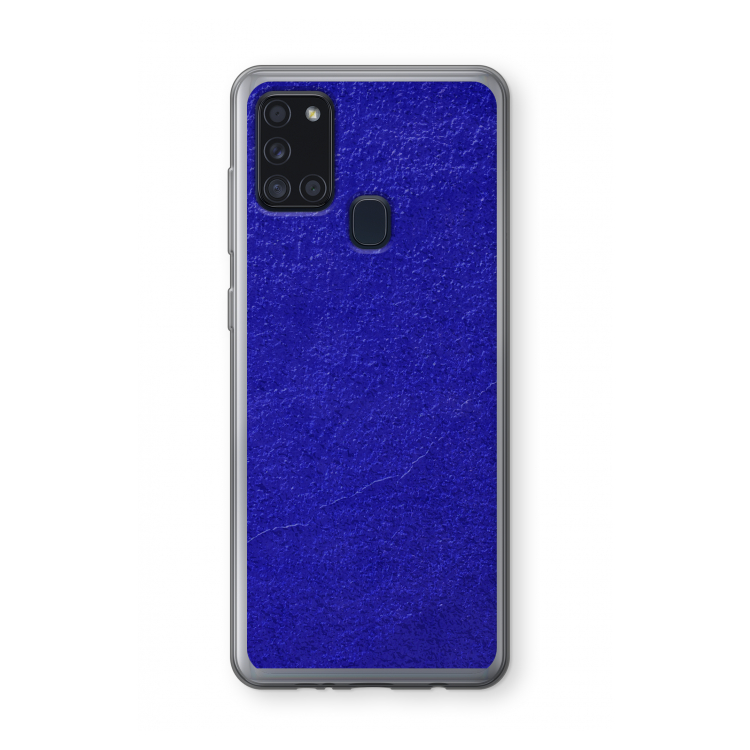 Majorelle Blue: Samsung Galaxy A21s Transparant Hoesje