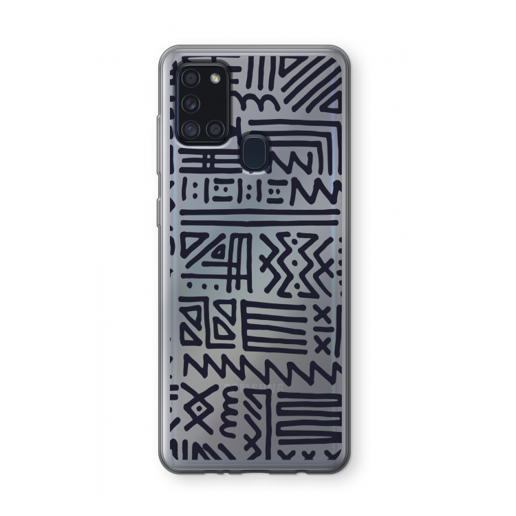Marrakech print: Samsung Galaxy A21s Transparant Hoesje