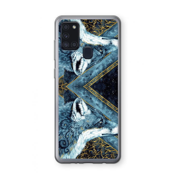 Golden Fox: Samsung Galaxy A21s Transparant Hoesje