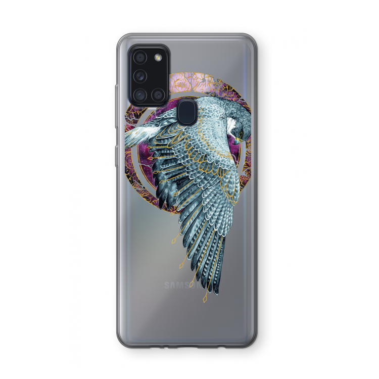 Golden Falcon: Samsung Galaxy A21s Transparant Hoesje