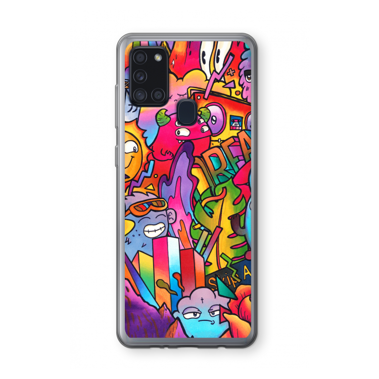 Dreams: Samsung Galaxy A21s Transparant Hoesje
