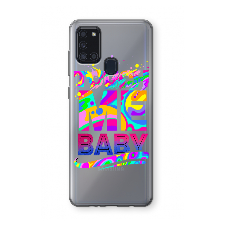 Touch Me: Samsung Galaxy A21s Transparant Hoesje