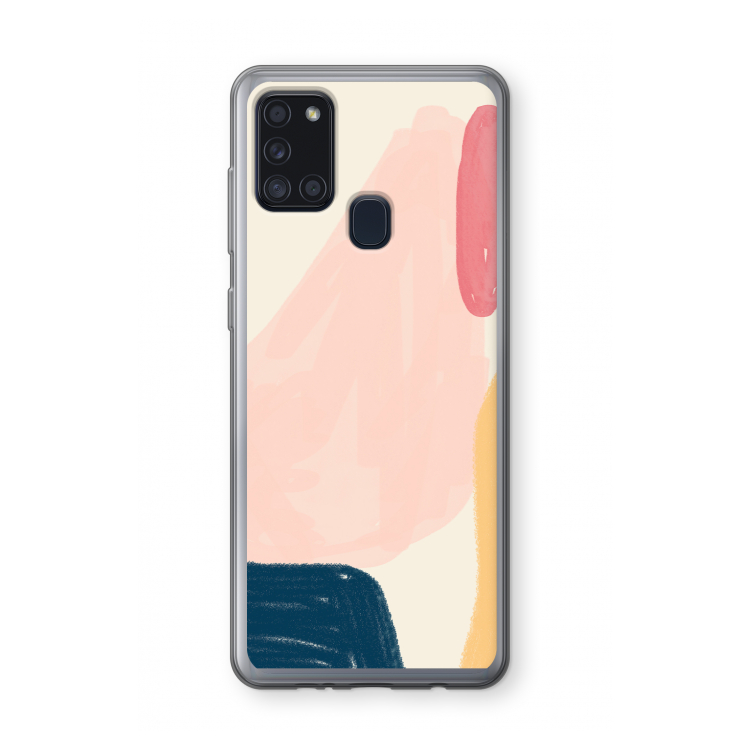 Saturday Flow: Samsung Galaxy A21s Transparant Hoesje