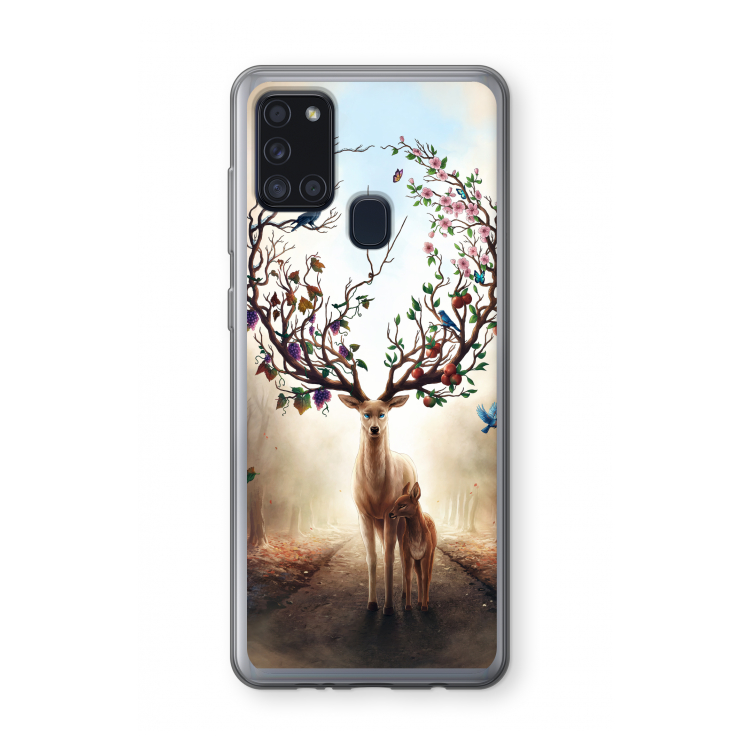 Seasons Change: Samsung Galaxy A21s Transparant Hoesje