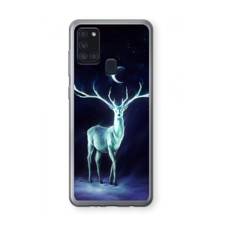 Nightbringer: Samsung Galaxy A21s Transparant Hoesje