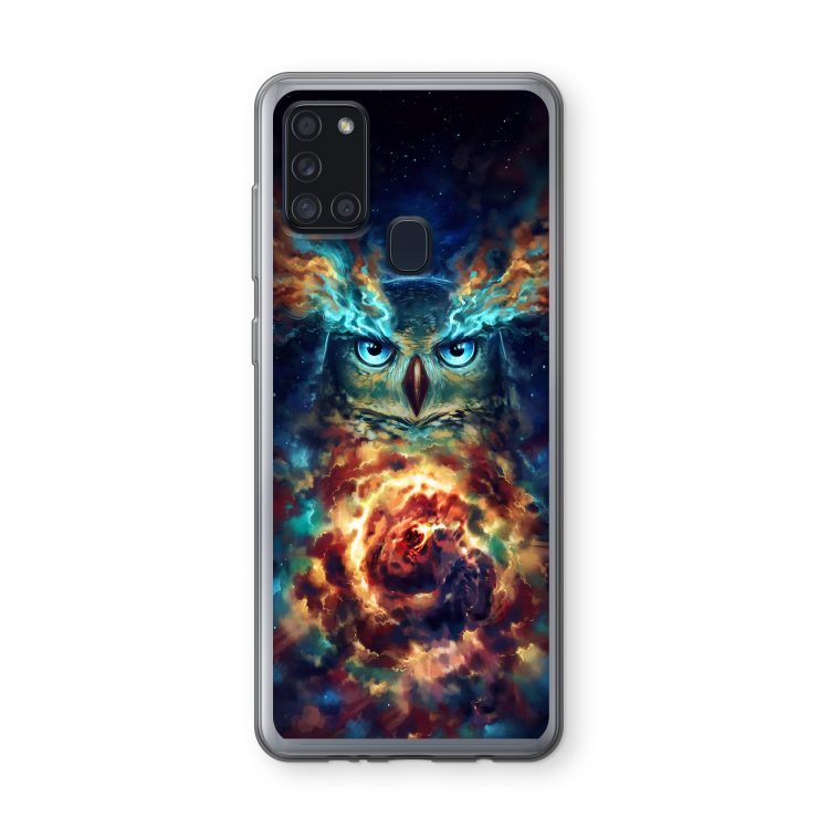 Aurowla: Samsung Galaxy A21s Transparant Hoesje