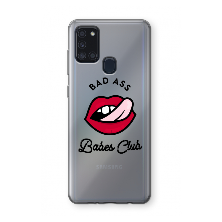 Badass Babes Club: Samsung Galaxy A21s Transparant Hoesje