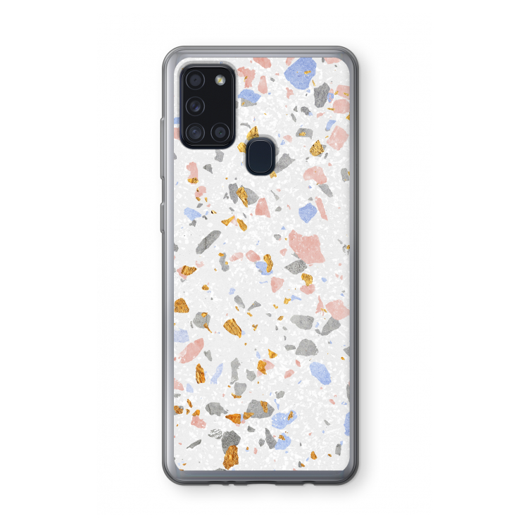 Terrazzo N°8: Samsung Galaxy A21s Transparant Hoesje