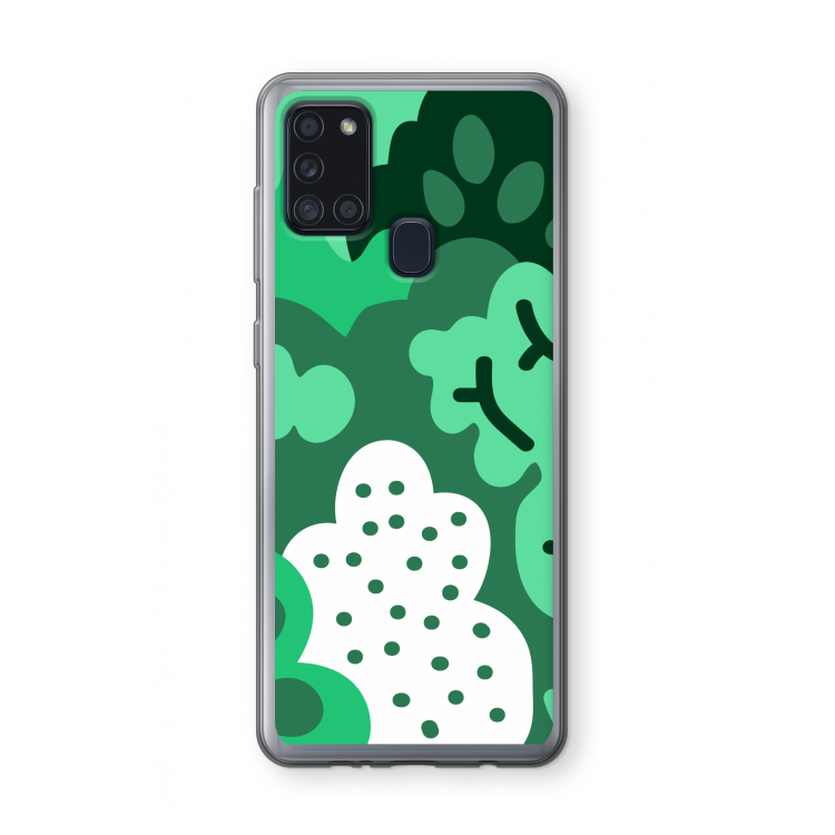 Bushes: Samsung Galaxy A21s Transparant Hoesje