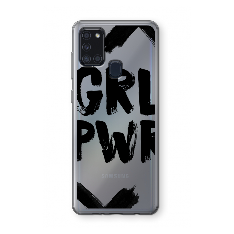 Girl Power #2: Samsung Galaxy A21s Transparant Hoesje