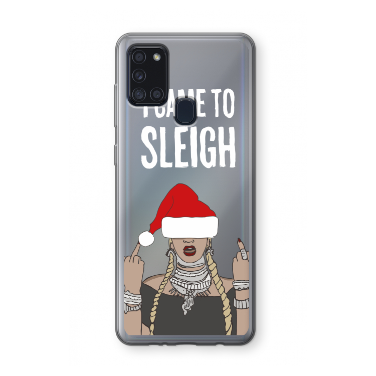 Came To Sleigh: Samsung Galaxy A21s Transparant Hoesje