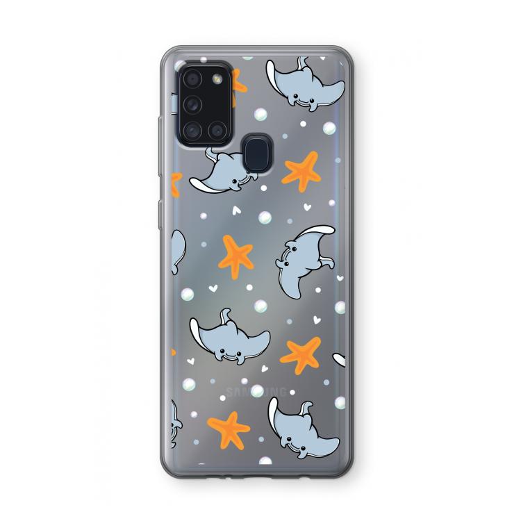 Manta: Samsung Galaxy A21s Transparant Hoesje