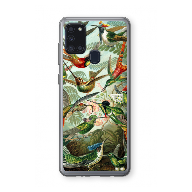 Haeckel Trochilidae: Samsung Galaxy A21s Transparant Hoesje