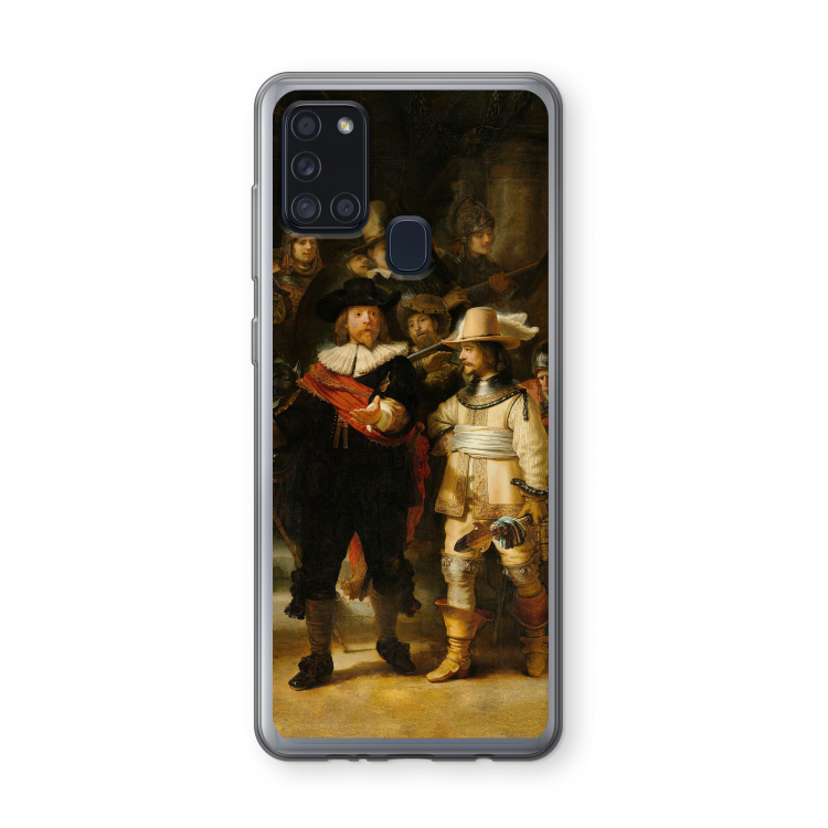 De Nachtwacht: Samsung Galaxy A21s Transparant Hoesje