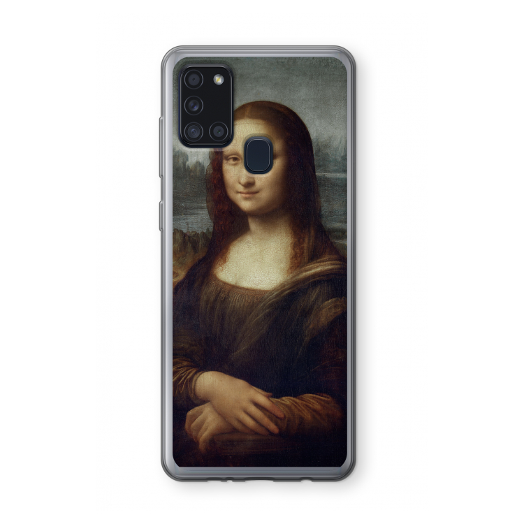 Mona Lisa: Samsung Galaxy A21s Transparant Hoesje