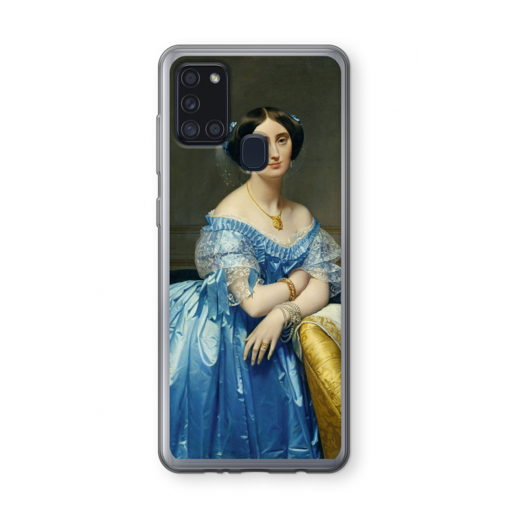 Eleonore: Samsung Galaxy A21s Transparant Hoesje