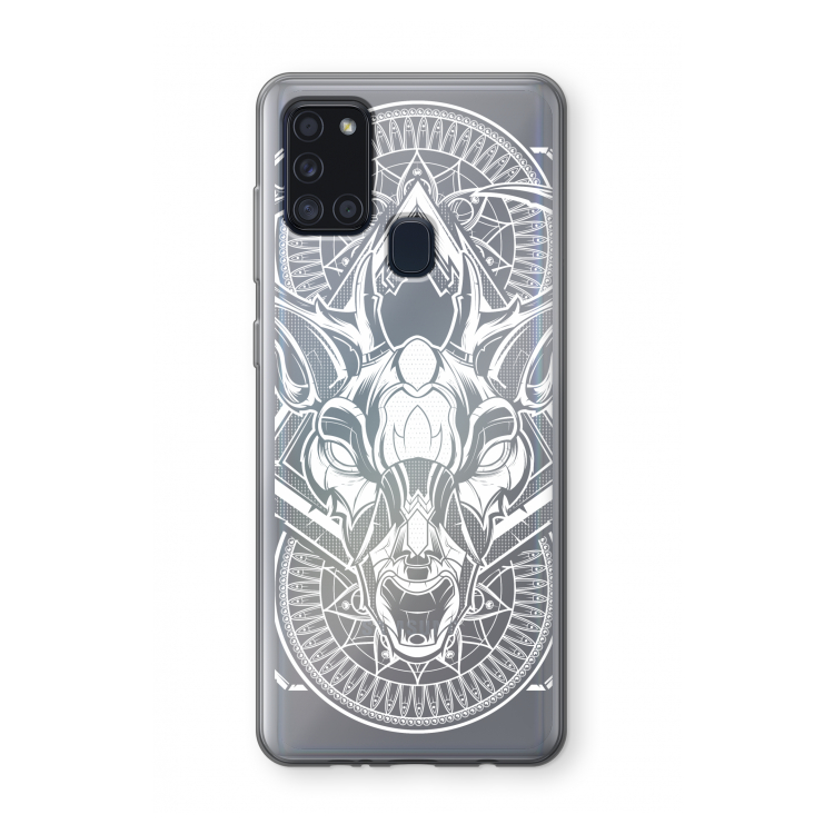 Oh Deer: Samsung Galaxy A21s Transparant Hoesje