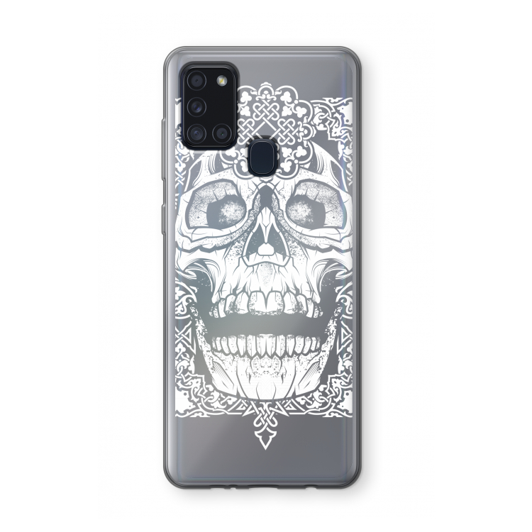 Seek & Destroy: Samsung Galaxy A21s Transparant Hoesje
