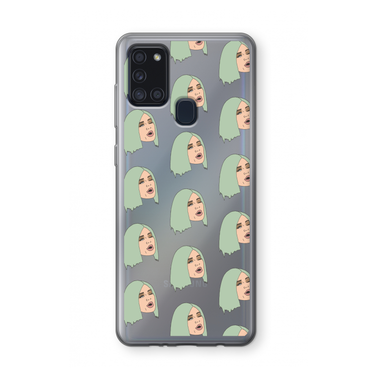 King Kylie: Samsung Galaxy A21s Transparant Hoesje